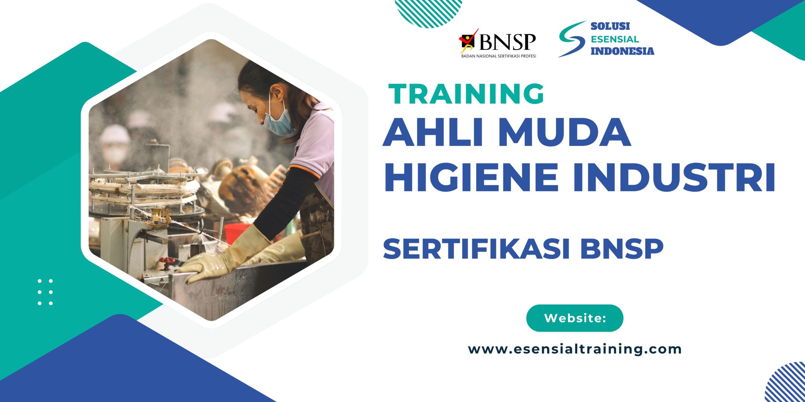 Training Ahli Muda Higiene Industri Sertifikasi BNSP
