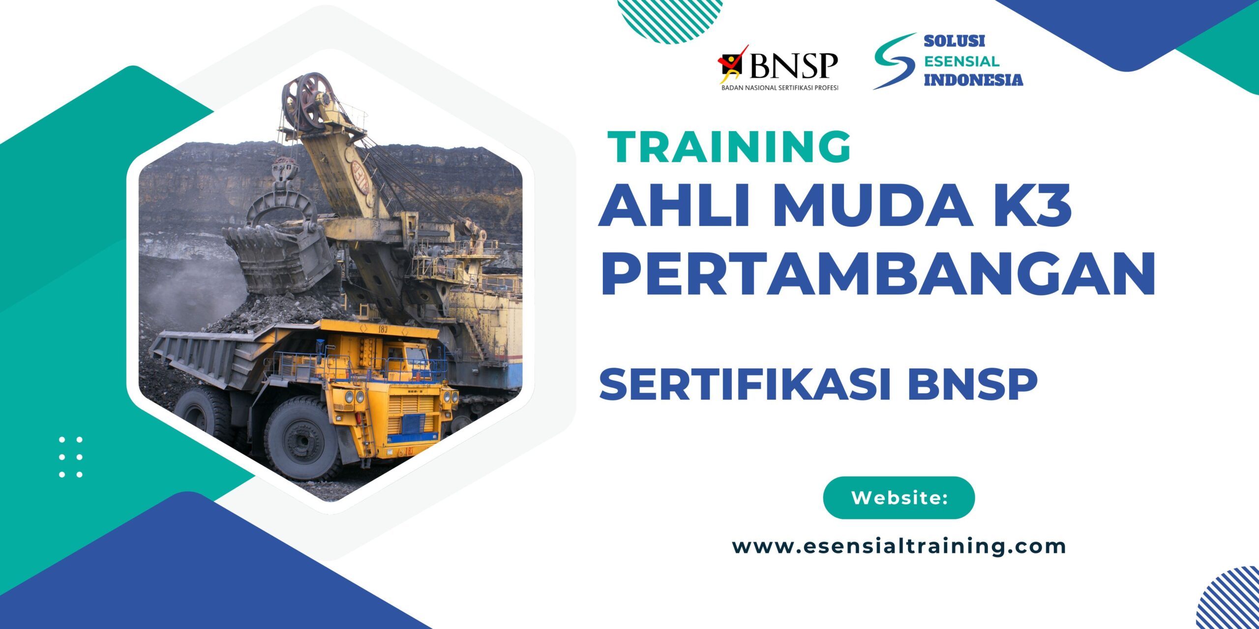 Training Ahli Muda K3 Pertambangan Sertifikasi BNSP