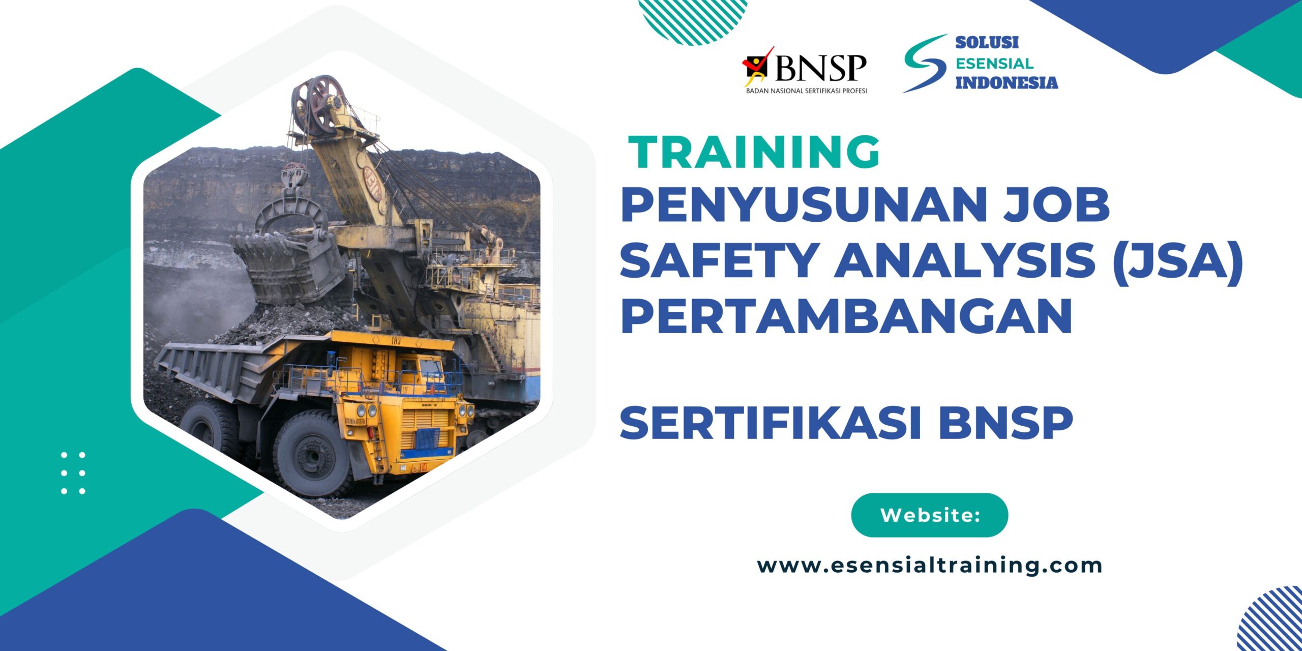 Training Penyusunan Job Safety Analysis Pertambangan Sertifikasi BNSP