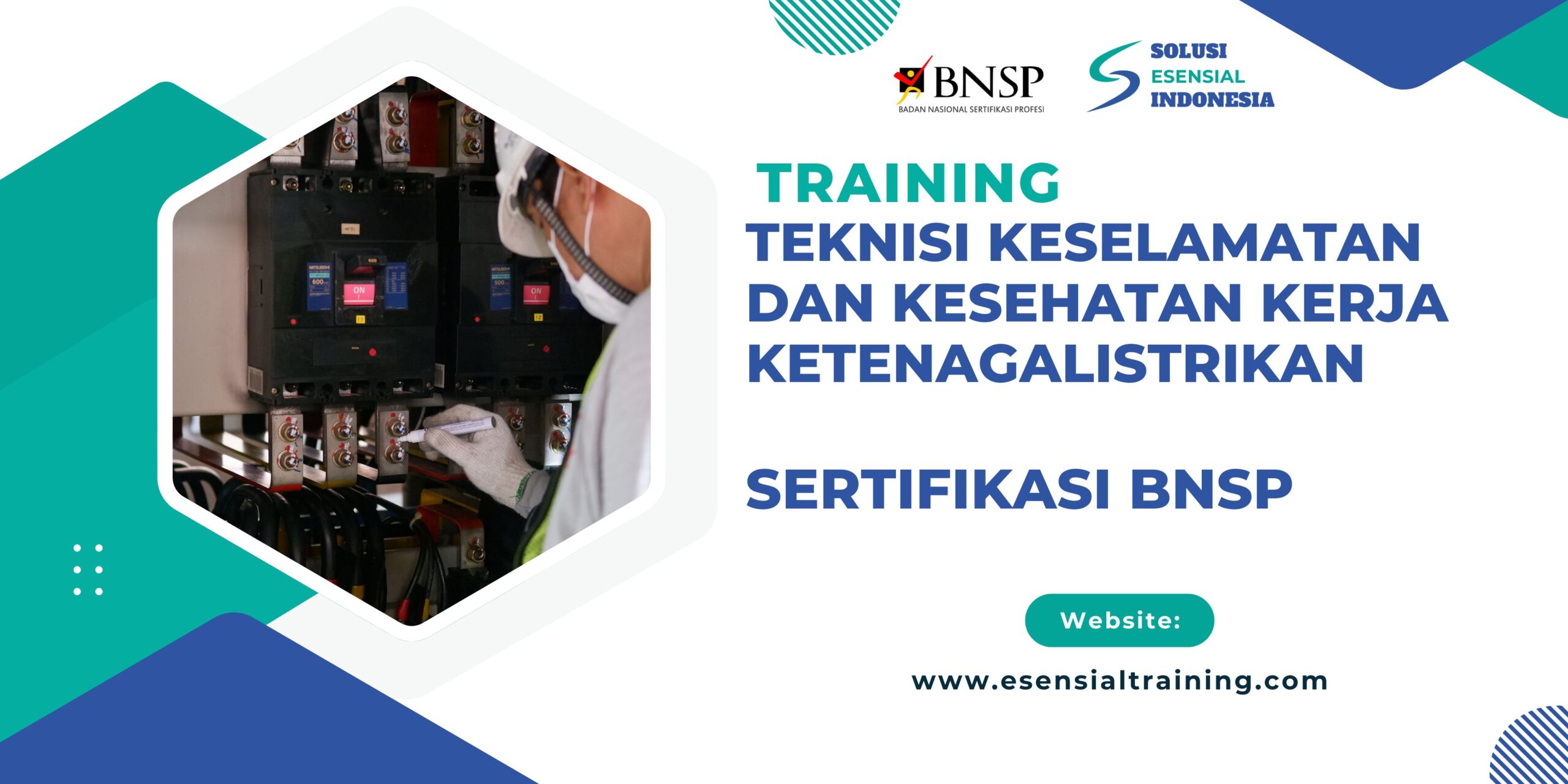 Training Teknisi Keselamatan dan Kesehatan Kerja Ketenagalistrikan Sertifikasi BNSP