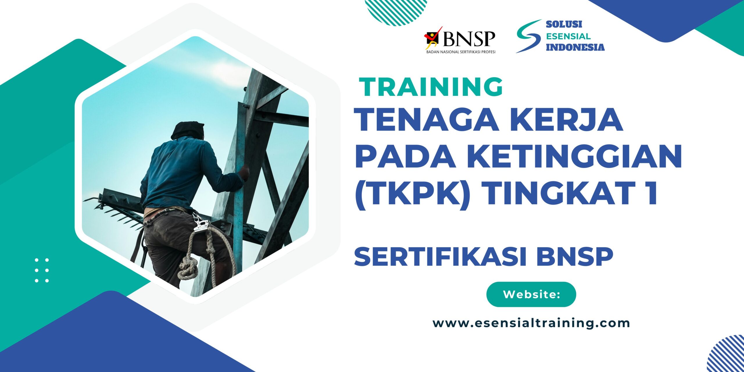 Training Tenaga Kerja Pada Ketinggian Tingkat 1